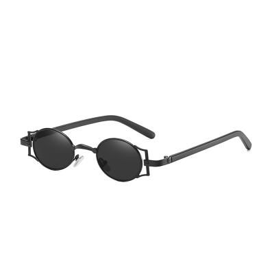 China Fashion Sunglasses 2020 Fashion Designer Small Size Men Round Metal Sun Glasses Women Sun Glasses for sale