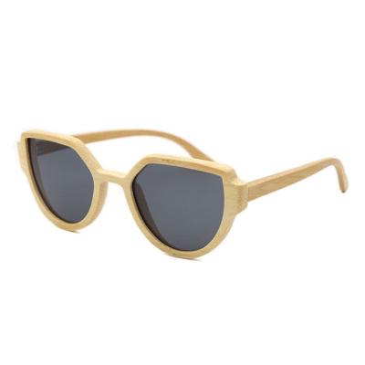 China Fashion Sunglasses Custom Logo Women Eco Full Bamboo Wooden Polarized Eyewear Sunglasses for sale