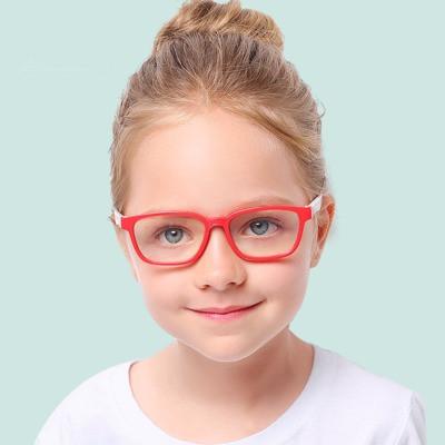 China Optical Glasses Wholesale Hot Selling 2020 Kids Blue Light Blue Anti Blocking Optical Frames for sale