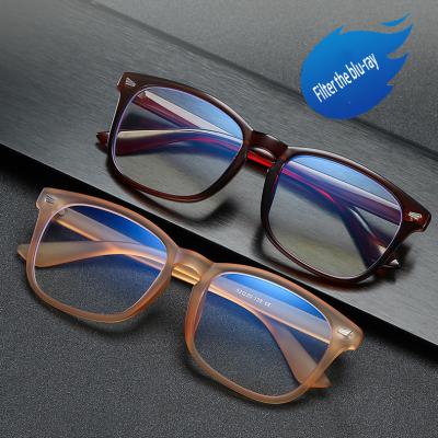 China USAGE Retro Square Frame Blue Light Filter Anti Blocking Optical Glasses Gaming Computer Glasses 2021 for sale