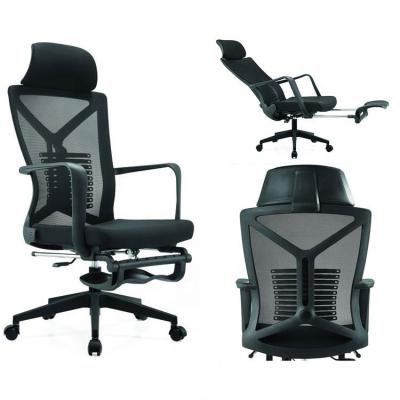 China (Height)Adjustable Popular Executive Relax Ergonomic Commercial Office Furniture Adjustable Gaming Computer Chair With Footrest for sale