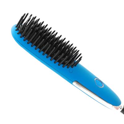 China Comfortable Clean Brand Straight Hair Comb Plastic Massage Fast Heating Professional Straight Hair Brush for sale