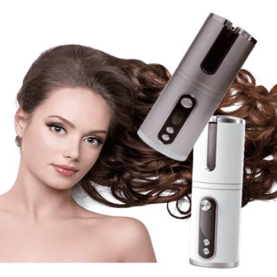 China Household Hotel Salon Professional Air Loop Curler Radio Moving Auto Rotating Portable Hair Curler For All Hair Types Lace Anytime Anywhere White for sale