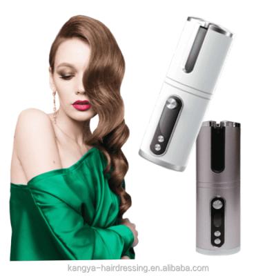 China Cordless Automatic Hair Curlers Perm Machine Cordless Automatically Rotate Iron Ceramic Perm With Private Labels for sale