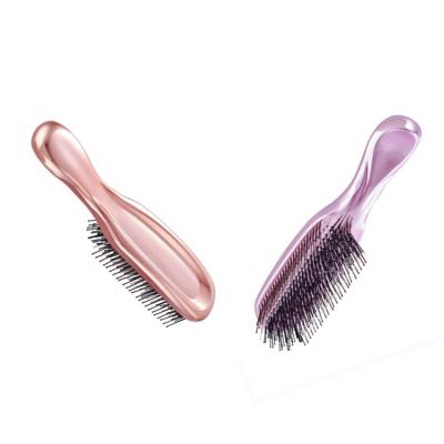 China Fashionable Appearance Detangling Hair Comb and Brush Custom Logo Different Hair Types Combs Scalp Massage Shampoo Brush for Cute Baby and Kids for sale