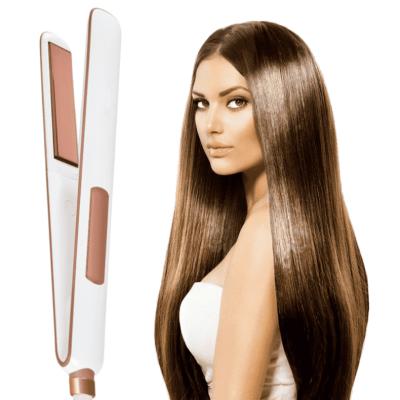 China 24K GOLD Best Adjustable Flat Iron Straightener Flat Heat Iron Curlers OEM Customize Private Label Packing Titanium Hair Straightener Flat Iron for sale