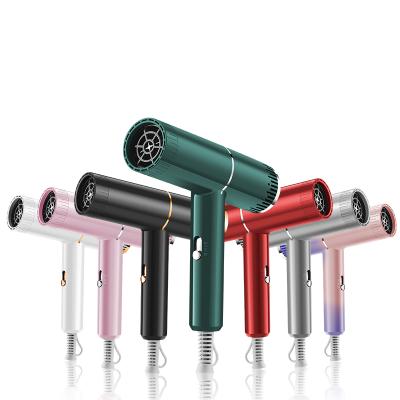 China Hot Buy Ionic Red Car Travel DC Motor 120000rpm 1200w Volt 12v Airbrush Styler For Sale One Stage Negative Ion Hair Dryer Volumizer for sale