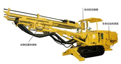 China Flameproofed crawler type rock driller for blasting in the underground coal mine roadway for sale