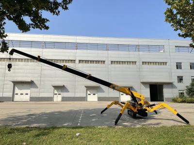 China special floor friendly crawler spider Mini crane with Max. 3 tons lifting capacity for sale