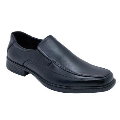 China Waterproof 2022 Men Black Shoes Slip On Formal Shoes PU Leather Elegant Shoes For Men for sale