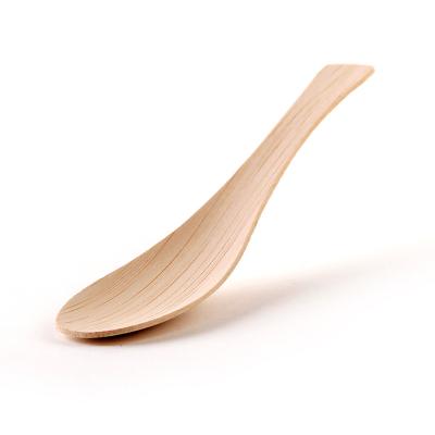 China Eco Friendly Wholesale Disposable Tableware Party Soup Spoon Eco Friendly Touch Disposable Materials High Quality Biodegradable Small Spoon for sale