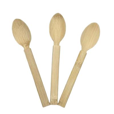 China Eco-Friendly Newcomers Are Popular Single Honey Spoons High Quality Biodegradable Dismountable And Reusable Bamboo Spoon for sale