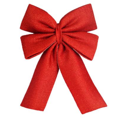 China Tall Christmas Tree Ribbon Bow Party Decor Large Bow Fashionable Decoration Items for sale