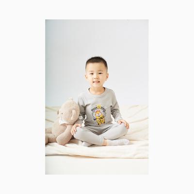 China 100% Polyester Daily Life Colors Breathable Cartoon Children Sleeping Different Wear Long Sleeve Underwear for sale