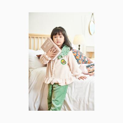 China Kids Sleep Wear Good Prices 100% Polyester Cartoon Kids Sleep Wear Breathable Polyester Pajamas for sale