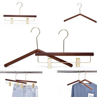 China Glory Hanger Space Saving Wooden CLASSIC hanger and pants hanger for clothes for sale