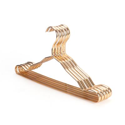 China Garment factory manufacturer custom metal gold hanger, OEM hangers wholesale for sale