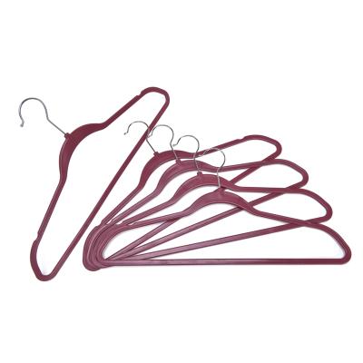 China Plastic 360 Degree Swivel Wholesale Anti-Slip Clothes Hook Hangers for sale