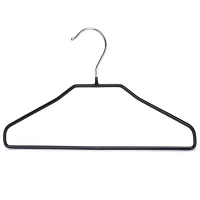 China Transitional Non-slip Hot Sale PVC Coated Metal Clothes Hanger Hanger For Kids Clothing for sale