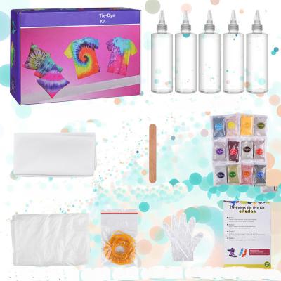 China Drawing Writing Dye Link 5-Color Pigment Adult Creative Children's Kit Pigment Diy Dye Cold Water Boiling Free Dye Kit for sale