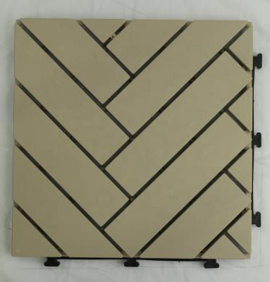 China Factory Direct Eco - Friendly PP Interlocking Floor Tile , Plastic PVC Floor Deck Tiles In Cheap Price for sale