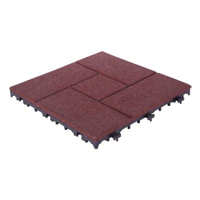 China Eco Friendly Soft Garden Mat Rubber Flooring Tiles, Patio Flooring Deck Tiles for sale