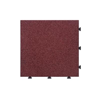 China DIY Waterproof Waterproof Rubber Decking Tile For Outdoor Used for sale