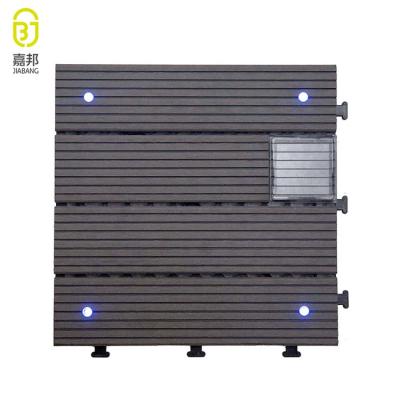 China Slip Proof 2018 New Home And Garden Building Material Led Dance Floor Deck Solar Panel Roof Tiles for sale