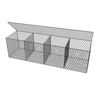 Κίνα High Quality Plain Weave Gabion Box Hot Dipped Galvanized Material Gabion Mesh Size προς πώληση