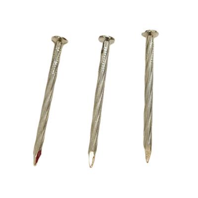 China XINHAI Twisted Spiral Spike Nails Common Concrete Pan Flat Head Zinc Coated Nails Te koop