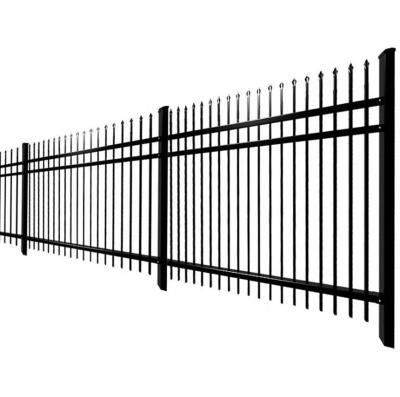 China Hot China Factory Sale Home Decoration Metal Fence Wrought Iron Fence Zinc Steel Fence Easily Assembled for sale