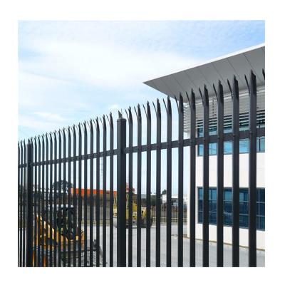 China Easily Assembled Cheap Galvanized Steel Fence Garden Zinc Steel Fence for Garden/Home/Factory/School for sale