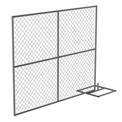 China Easily Assembled Galvanized Wire Mesh Fence Outdoor Chain Link Temporary Fencing Te koop