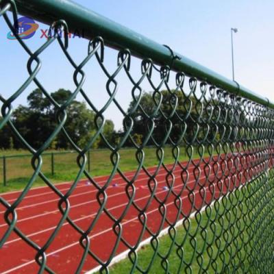 China Easily Assembled Chain Link Fence Roll 50ft Galvanized Steel China Supplier Diamond Wire Galvanized Chain Link Fence for sale