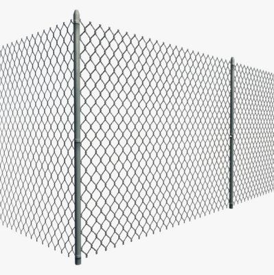 China Easily Assembled Playground Stadium Use High Galvanized Chain Link Fence Basketball Court Fence for sale