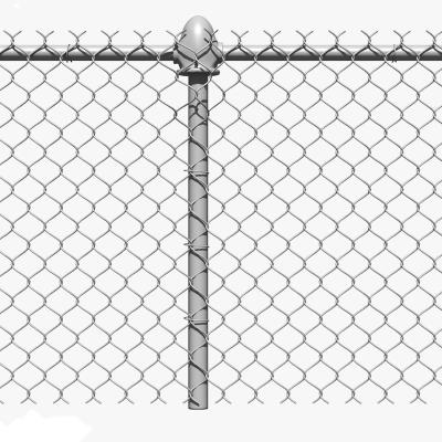 China Wholesale Easily Assembled Chain Link Fence 6ft Chain Link Fence Price Basketball Court Fence à venda