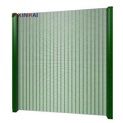 China Easily Assembled 3m PVC Power Coated Clear Vision Clearvu Barrier High Security 358 Anti Climb Fence for sale