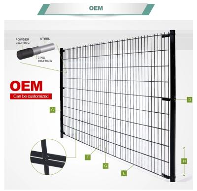 중국 ECO-FRIENDLY XINHAI Outdoor Galvanized& Low Carbon Steel PVC Coated Double Welded Mesh Wire 868 FENCE 판매용