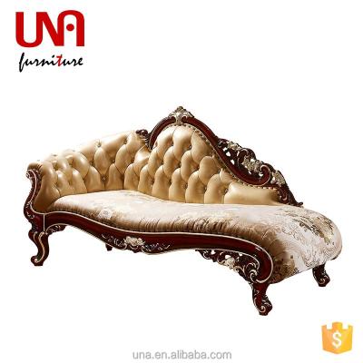 China The Other Leather Recliner Sofa Chair Sectional Love Seat High Quality European Style Wooden Lounge Chair for sale