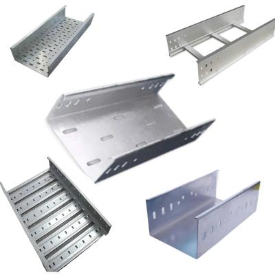 China Steel Type Fluctuating Perforated Cable Tray Cable Ladder Cable Tray Price for sale