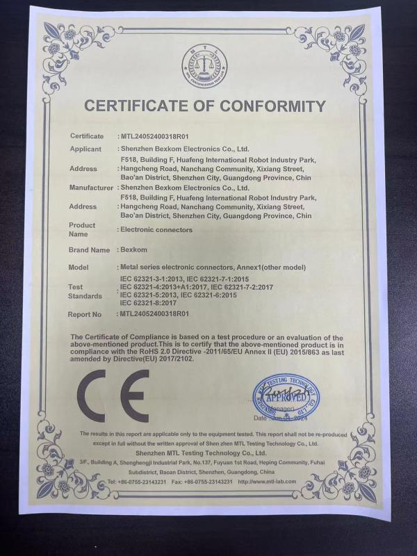 CE - BEXKOM Electronics Co., Ltd.