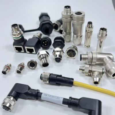 China Conectores elétricos industriais circulares IP67 impermeáveis para navegação 2-19 pin à venda