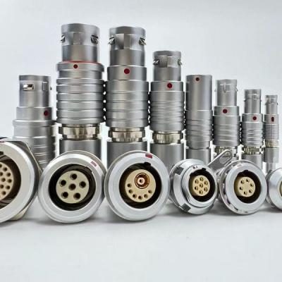 China BEXKOM Circular Push Pull Connectors Metal Cable End Fittings IP50 IP68 for sale