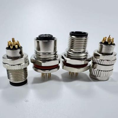 China IP67 Industrial Wire Waterproof Bulkhead Electrical Connectors Plug And Socket 2-19 Contacts for sale