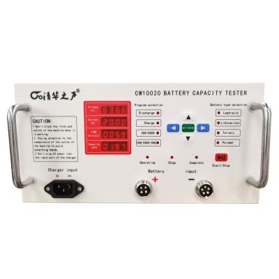 China Model CW10020 New Product Battery Capacity Tester Multifunctional Battery Capacity Tester 1A-20A Battery Capacity Tester Lithium Battery Pack Capacity Tester for sale