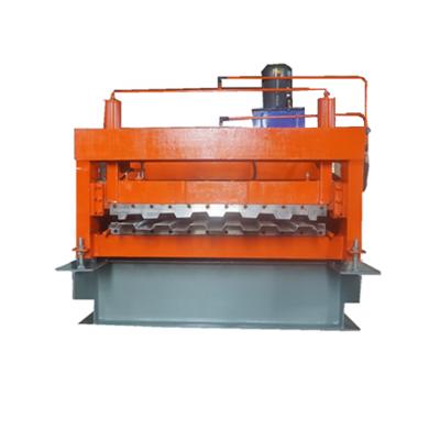 China Building Material Shops Roof Panel Car Trolley Plate Container Panel Profile Sheet Metal Tile Making Machine for sale