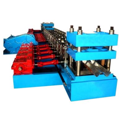 China Easy Operation Two Waves Road Guardrail Roll Forming Machine Road Guardrail Roll Forming Making Machine With High Quality for sale