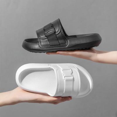 China Men's Lightweight Comfortable Soft Women's Slippers ndoor Bathroom Non-slip Home Shoes Eva Thick Sole Slides Women Flat Sandals for sale