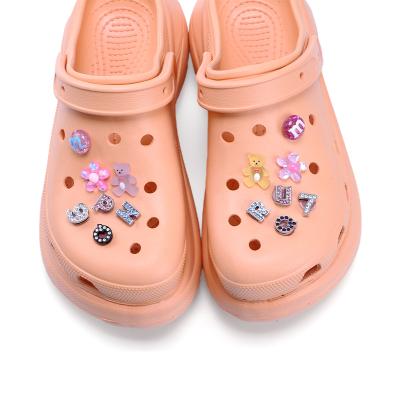 China 2021 Hoop Charm Nurse Of Teams Cartoon Metal Mix Bead Kids Clogs Shoes Charms Wholesale Hoops Clog Shoe Croc Charm for sale