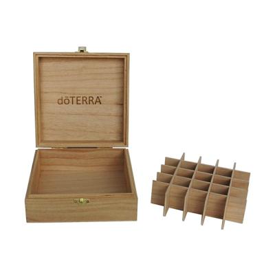 China Handmade Eco - Friendly Wooden Essential Oil Storage Box for sale